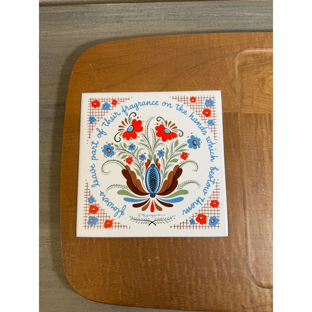 vintage Berggren Originals Scandinavian Design 116 Bread Cutting Board